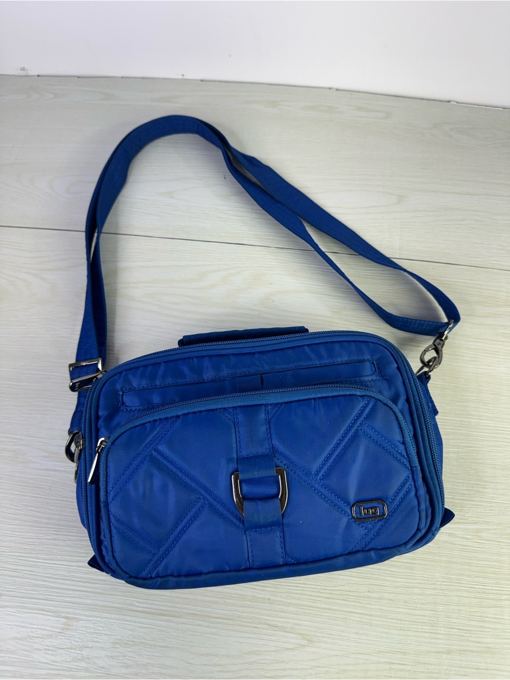 Lug Legacy Collection Carousel Crossbody Bag Azure Blue